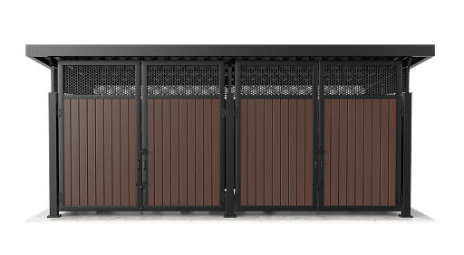 ROOFED ENCLOSURE dumpster-enclosure-rooftop 1